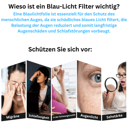 Anti-Blaulichtfilter Folie