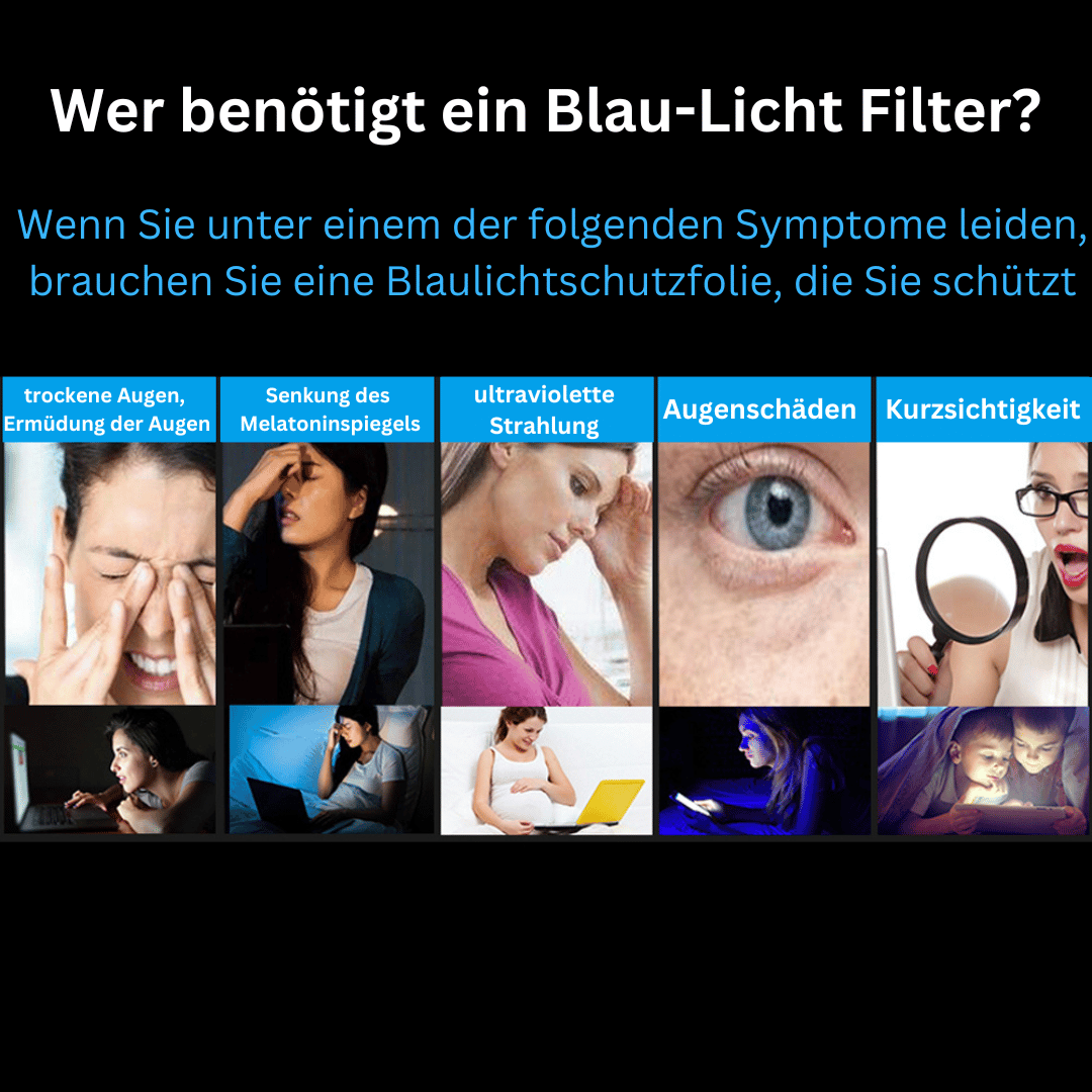 Anti-Blaulichtfilter Folie